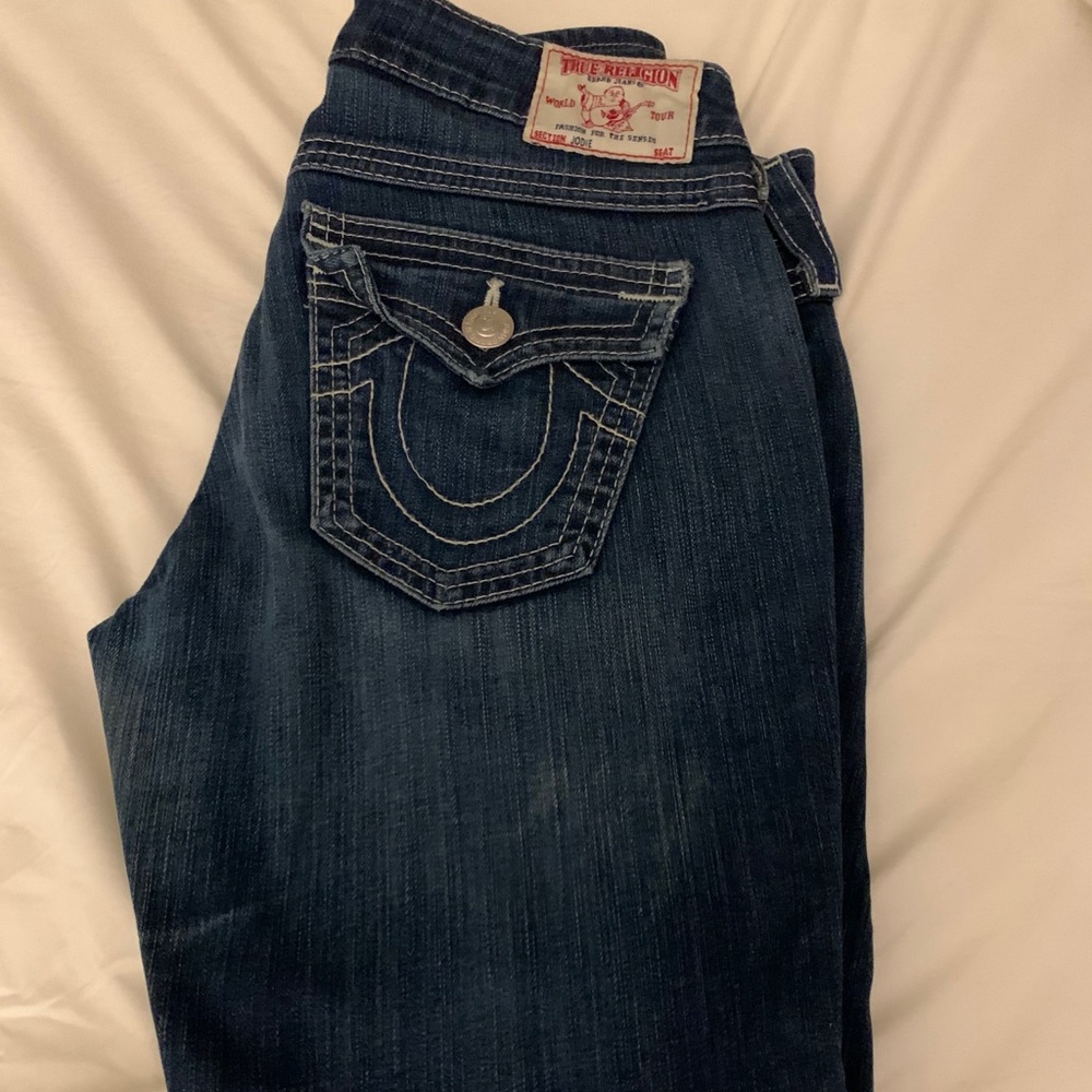 Dark blue true religion jeans